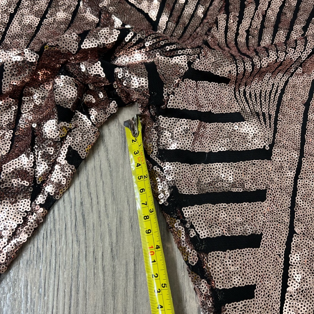 Gold and Black flare Pants - Picture 9 of 10